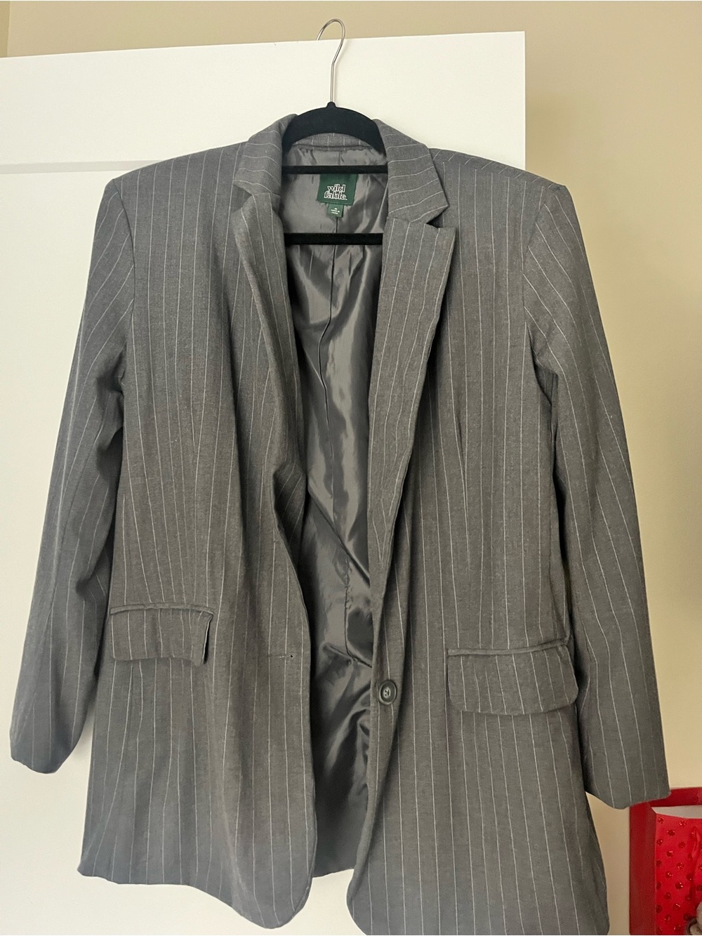 Gray Pinstripe blazer